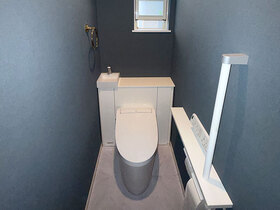 トイレリフォームガラッと印象が変わった、北欧風のオシャレなレストルーム